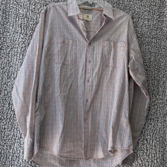 LIFE KHAKI Plaid Long Sleeve Button Down Shirt - Picture 1 of 8